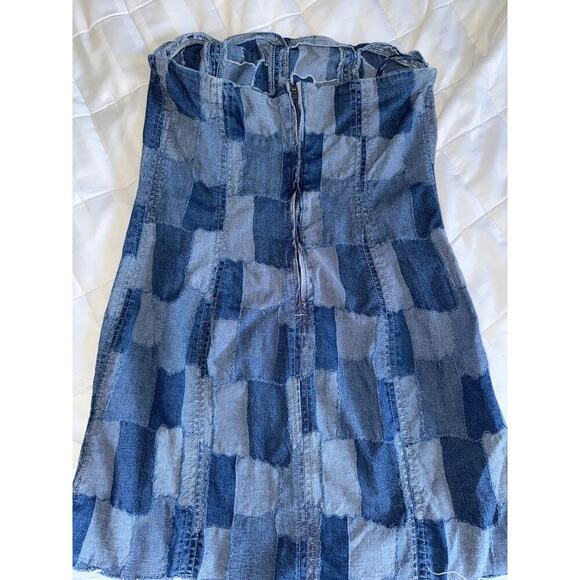 WILD FABLE PATCHWORK DRESS size S Small - Picture 2 of 4